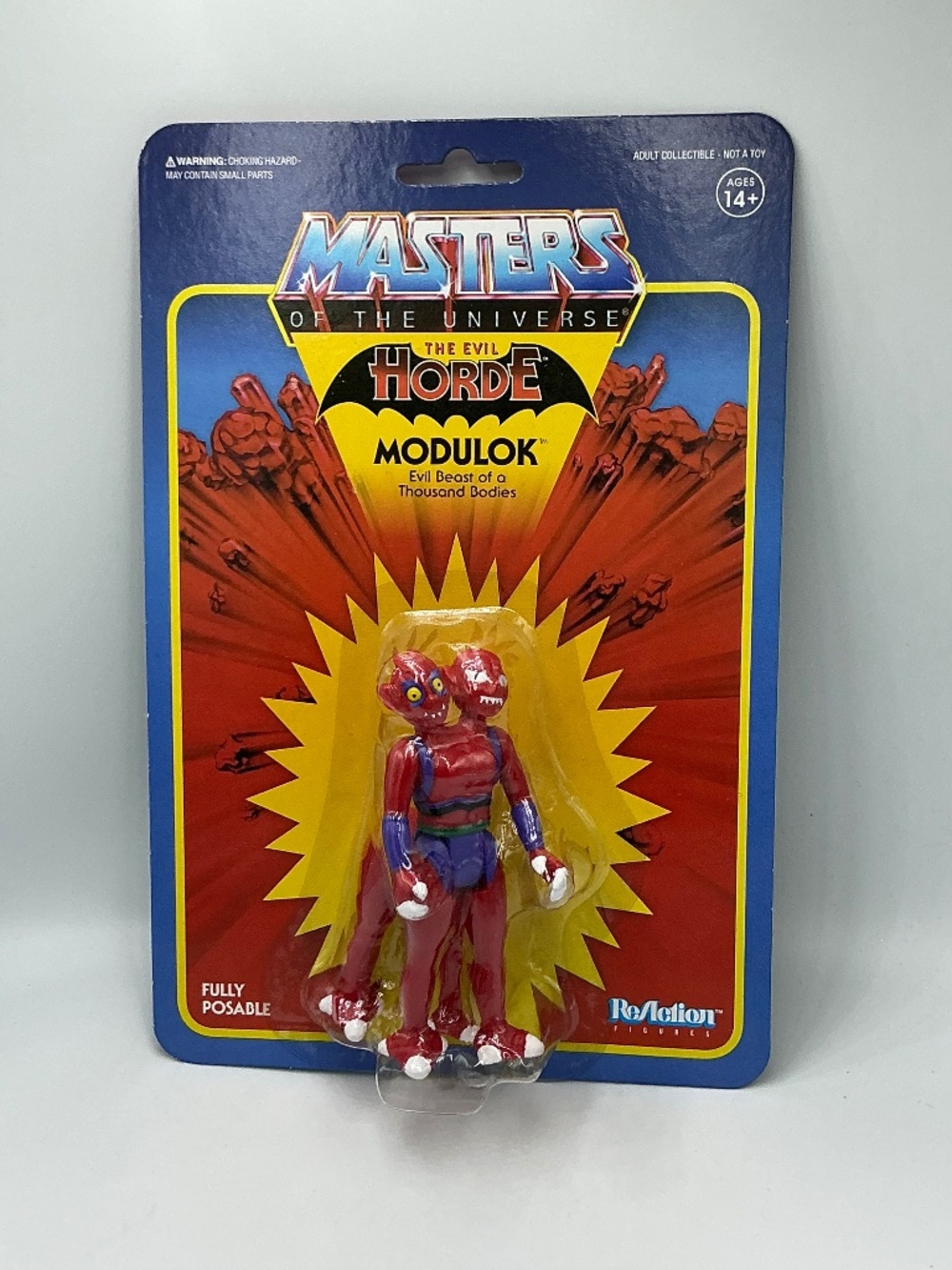 Super7 MOTU ReAction Modulok D Ver Power-Con 2019 Exclusive Action Figure Toy